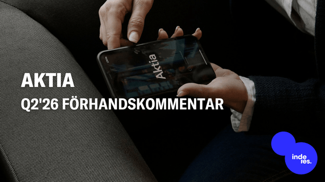Aktia Q2'26 förhandskommentar: Resultatet stöds av en engångsintäkt