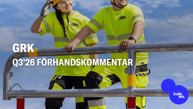 GRK Q3'26 förhandskommentar: Sommarsäsongen och KSBR stöder resultatväxten
