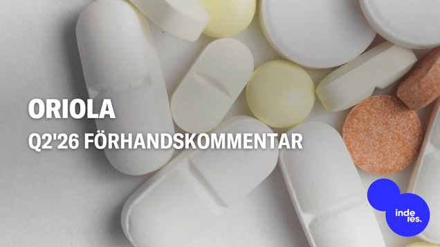 Oriola Q2'26 förhandskommentar: Måttlig dos av vinsttillväxt