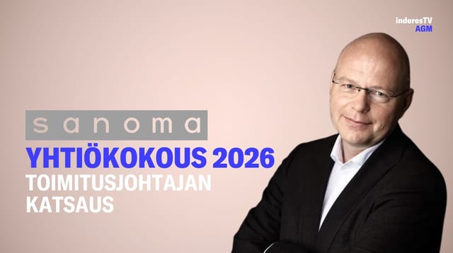 Sanoman yhtiökokous | Toimitusjohtajan katsaus 7.5.2026