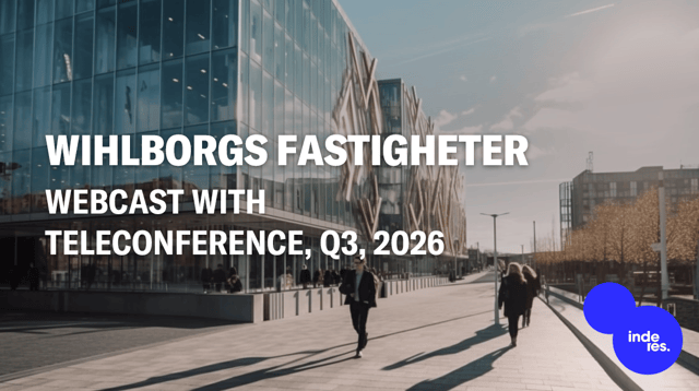 Wihlborgs Fastigheter, Webcast, Q3'26