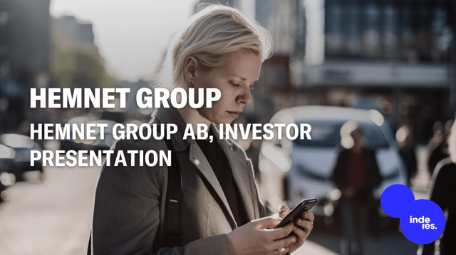 Hemnet Group AB, Investor Presentation