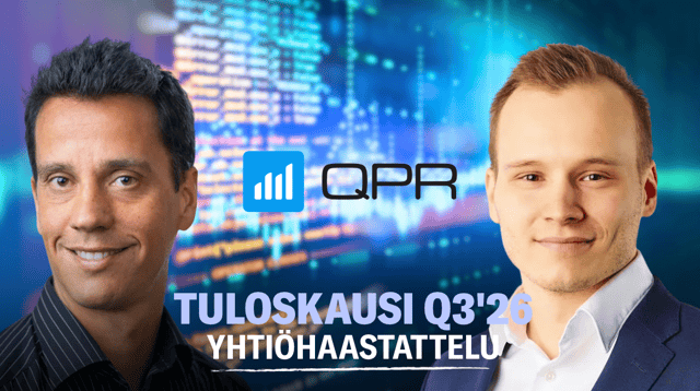 QPR Software Q3'26: Kulukuri piti käyttökatteen plussalla 