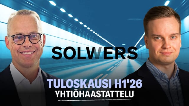 Solwers H1'26: Vaikeudet painoivat liikaa