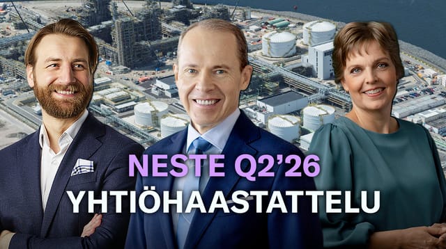 Neste Q2’26: Ennätystulos Lähi-idän varjossa