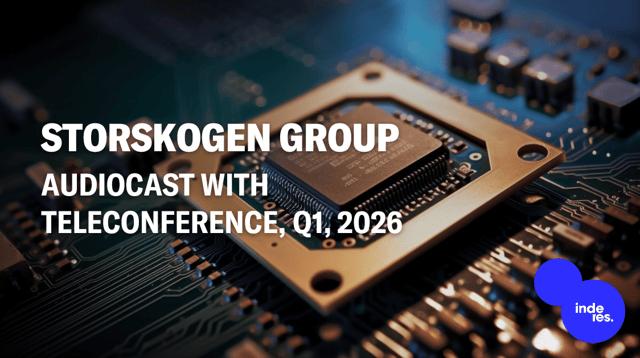 Storskogen Group, Audiocast, Q1'26