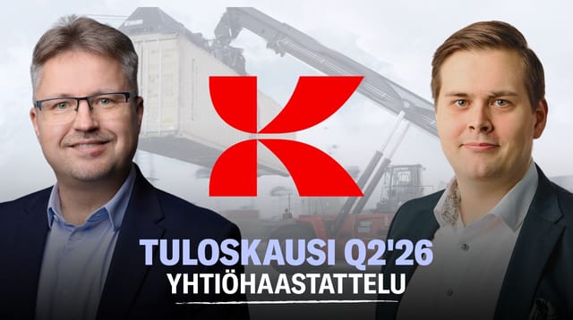 Kalmar Q2'26: Vahvaa tekemistä läpi linjan