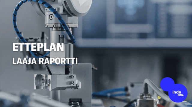 Etteplan laaja raportti: Teknologiamurros alla, syklin käänne edessä