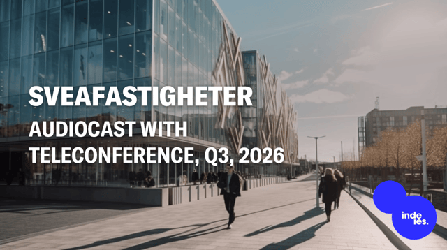 Sveafastigheter, Audiocast, Q3'26