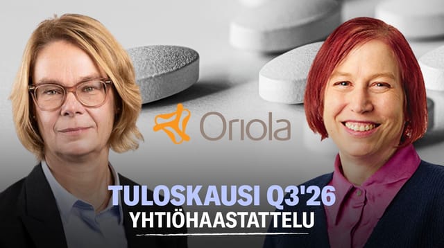 Oriola Q3'26: Kronans Apotekilla positiivista kehitystä (eng.)