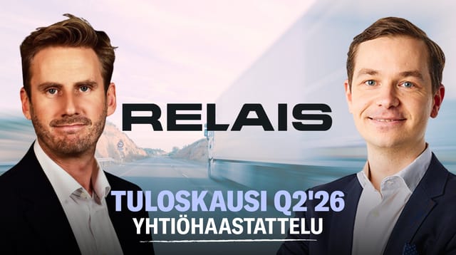 Relais Group Q2'26: Kassavirta vahvistui merkittävästi (eng.)