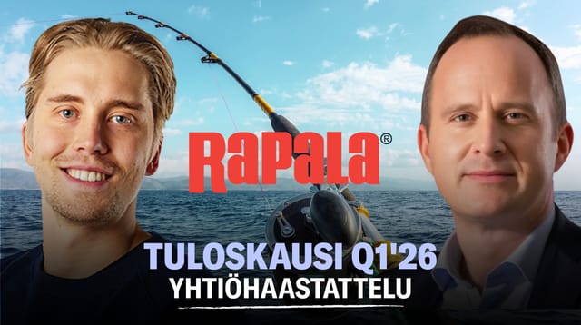 Rapala Q1'26: Vahvaa myyntiä alkuvuodesta (eng.)