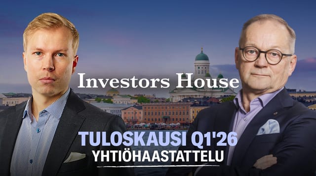 Investors House Q1'26: Uusi toimitusjohtaja