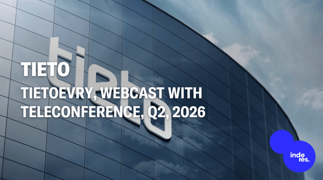Tietoevry, Webcast, Q2'26