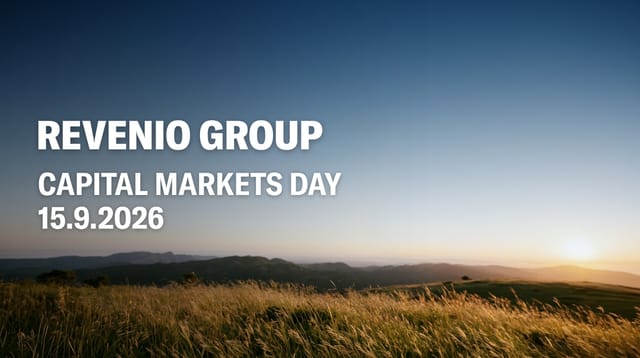 Revenio Group Capital Markets Day 2026