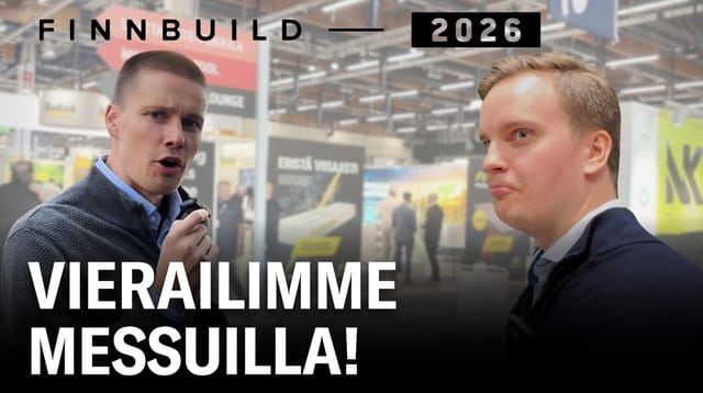 Vierailimme rakennusmessuilla Messukeskuksessa