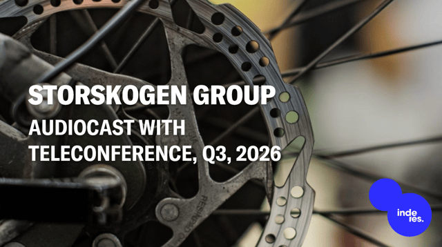 Storskogen Group, Audiocast, Q3'26