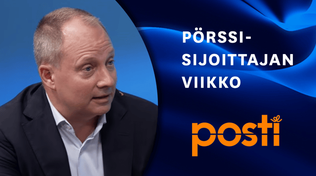 Posti sijoituskohteena | Pörssisijoittajan viikko 10.9.2026