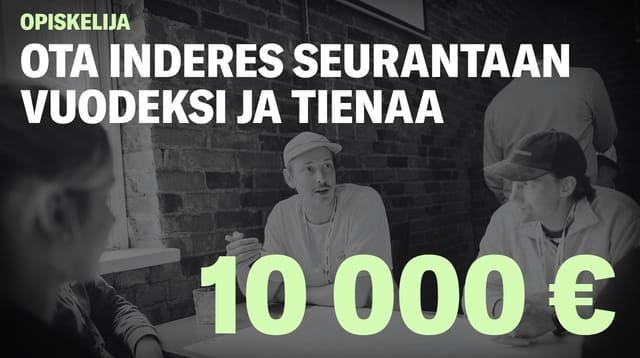 Inderesin analyysihaaste opiskelijoille käynnistyy jälleen