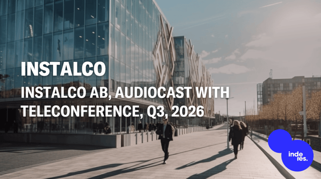 Instalco AB, Audiocast, Q3'26