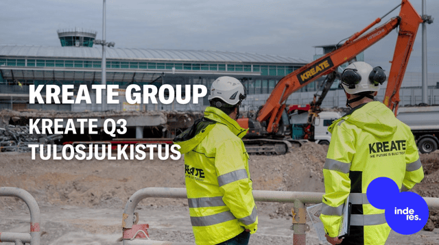 Kreate Q3 tulosjulkistus