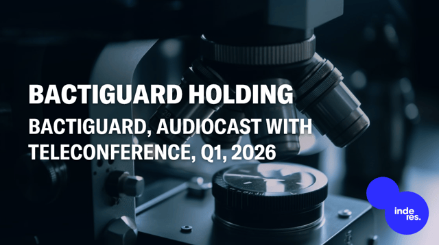 Bactiguard, Audiocast, Q1'26