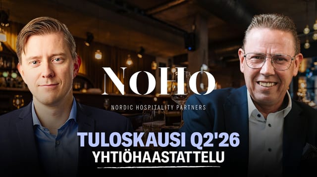 Noho Q2’26: Onnistumisia kaikkialla