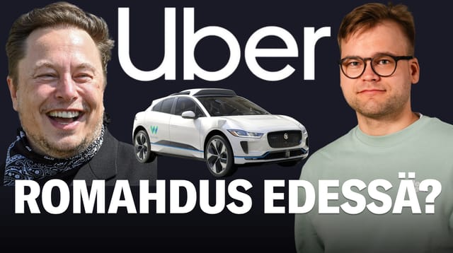 Uber - Tuhoaako Teslan robotaksi ja Waymo sijoitustarinan?