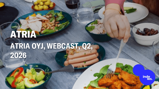 Atria Oyj, Webcast, Q2'26