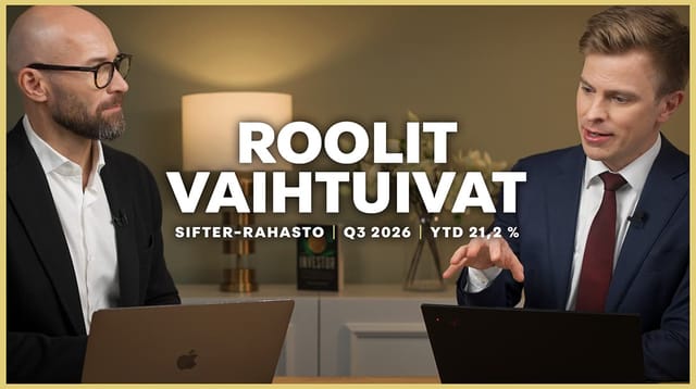 Sifter-rahaston kvartaaliraportti Q3/2026