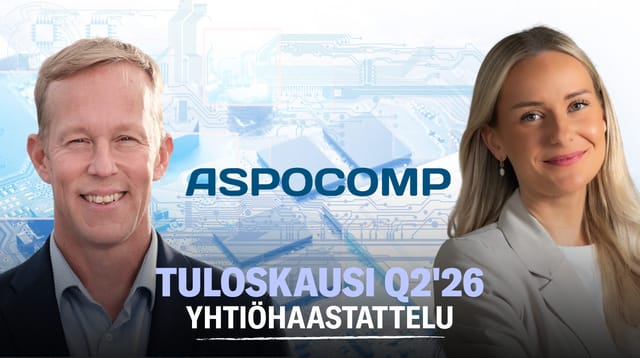 Aspocomp Q2'26: ”Ehjä kvartaali”