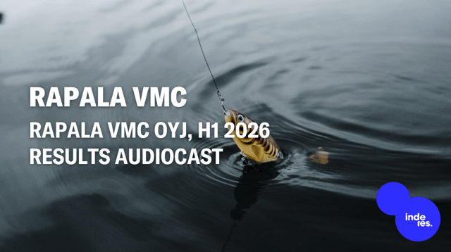 Rapala VMC Oyj, H1 2026 results audiocast