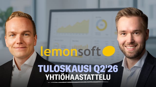 Lemonsoft Q2'26: Asiakaspoistuma edelleen koholla