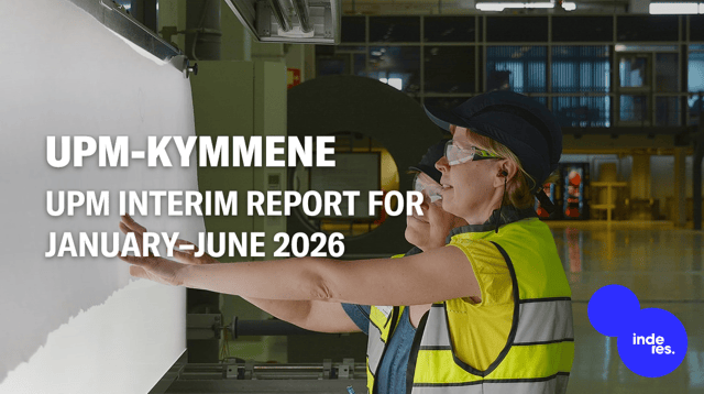 UPM Interim Report for January–June 2026
