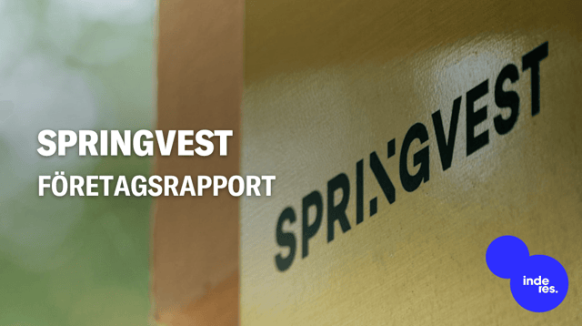 Springvest H1'26: Tillväxtsatsningarna syntes på de nedersta raderna