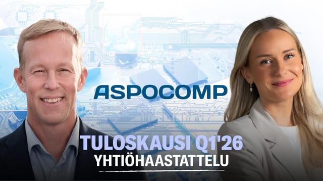 Aspocomp Q1’26: Ohimeneviä haasteita ja pirteää kysyntää