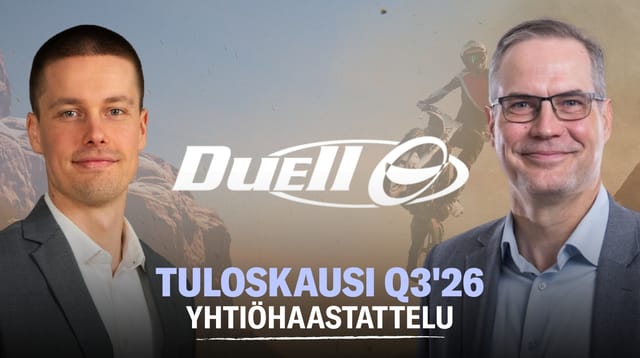 Duell Q3'26: Myyntipanostukset vauhdittivat kasvua