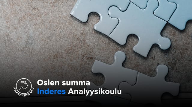 Arvonmääritysmenetelmät: Osien summa