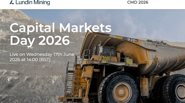 Lundin Mining Capital Markets Day 2026