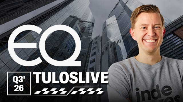 eQ Q3'26 -tuloslive pe 23.10. klo 7:50