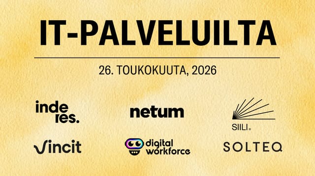 IT-palveluilta 26.5.2026