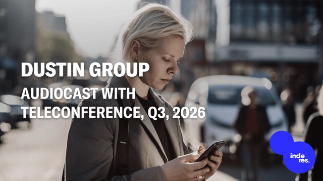 Dustin Group, Audiocast, Q3'26