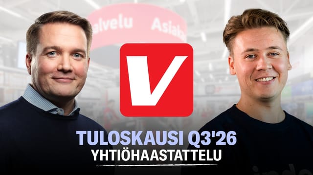 Verkkokauppa.com Q3'26: Kate vahvistuu