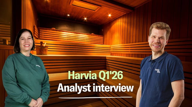 Harvia Q1'26: A strong start to the year