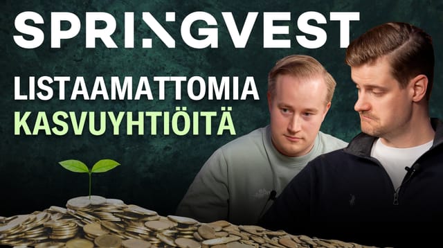 Springvest: Listaamattomia kasvuyhtiöitä järkihintaan