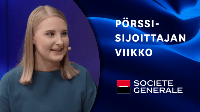 Societe Generale – Tehosta sijoituspääomaasi pörssilistatuilla tuotteilla - vipua, suojaa ja hajautusta | Pörssisijoittajan viikko 11.9.2024