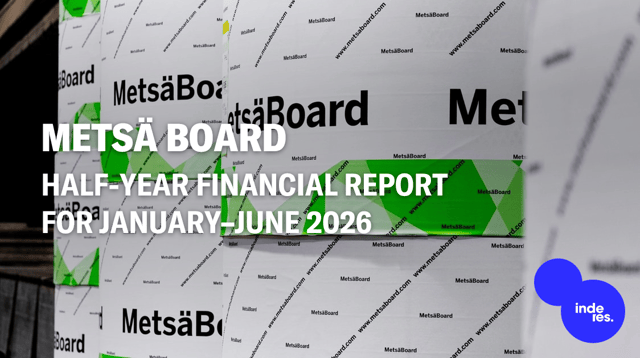 Metsä Board, Half-Year Financial Report for January–June 2026 