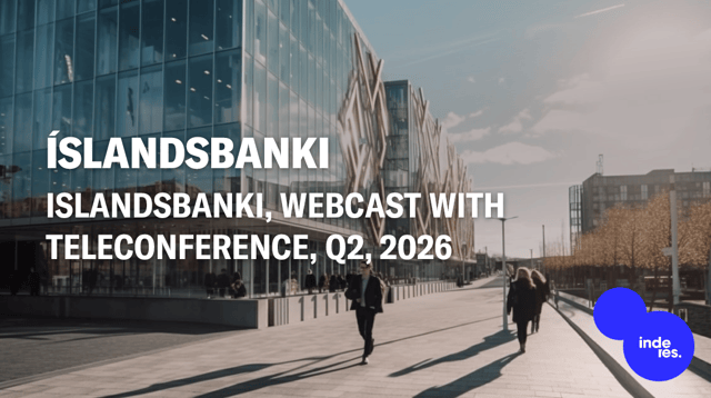 Islandsbanki, Webcast, Q2'26