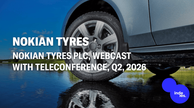 Nokian Tyres plc, Webcast, Q2'26