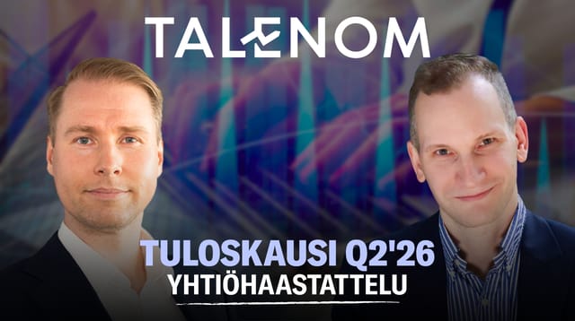 Talenom Q2'26: Kannattavuutta kolhaisi arvonalentuminen Espanjassa